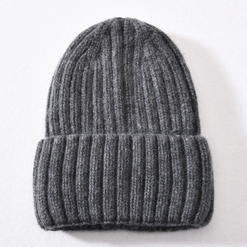 Gerippte Strickmütze Unisex | Stylisch warm durch Herbst & Winter