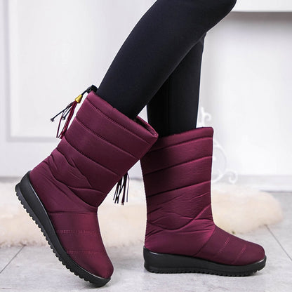 Gefütterte Damen Winterstiefel | Warm, Rutschfest & Bequem für kalte Tage