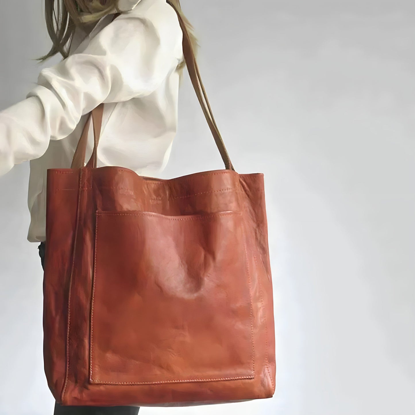 Sorwina | Elegante Damen Schultertasche in Lederoptik – Große Handtasche für Alltag, Büro & Freizeit mit Hochwertigem Design