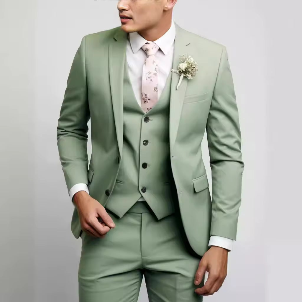 Herren Dreiteiliger Anzug Weste | Eleganz & Moderne für Business und Events