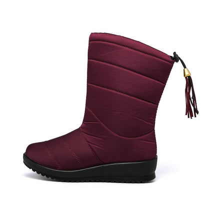 Gefütterte Damen Winterstiefel | Warm, Rutschfest & Bequem für kalte Tage
