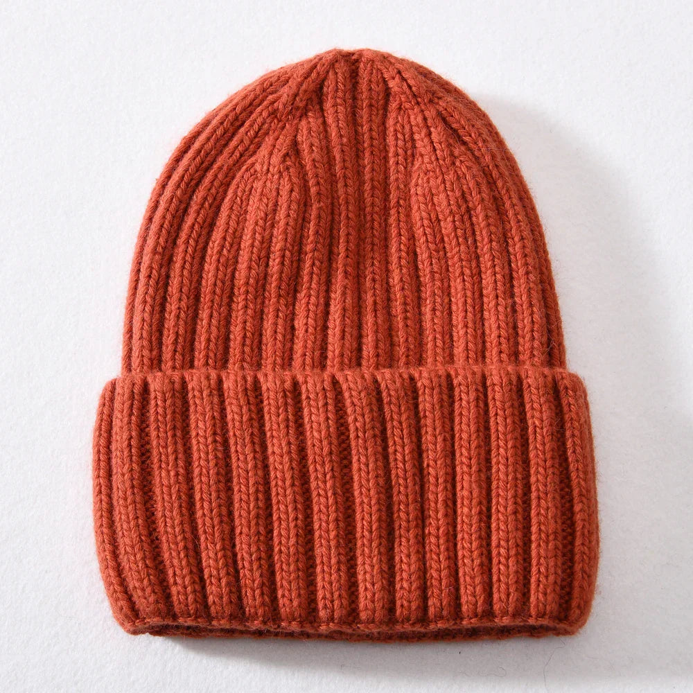 Gerippte Strickmütze Unisex | Stylisch warm durch Herbst & Winter
