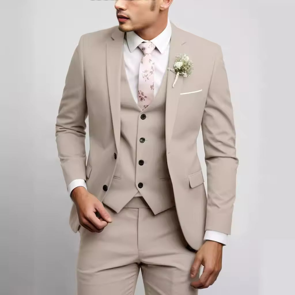 Herren Dreiteiliger Anzug Weste | Eleganz & Moderne für Business und Events