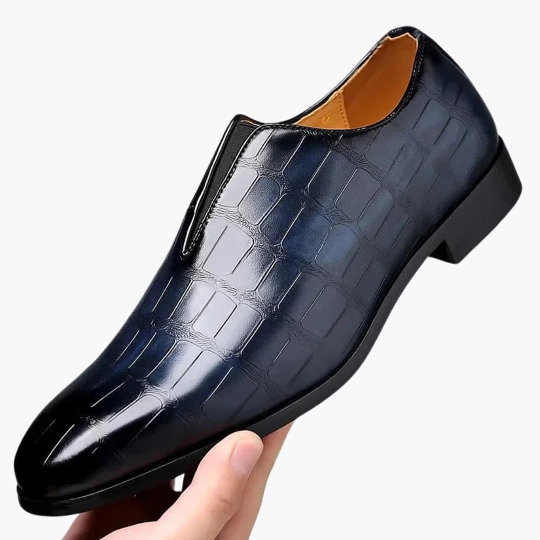 Herren Slipper mit glatter Oberfläche & fester Sohle | Eleganter Komfort für Alltag & Büro