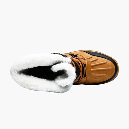 Herren Winterstiefel mit Schnürung & Rutschfester Gummisohle | Warm, Robust & Stilvoll