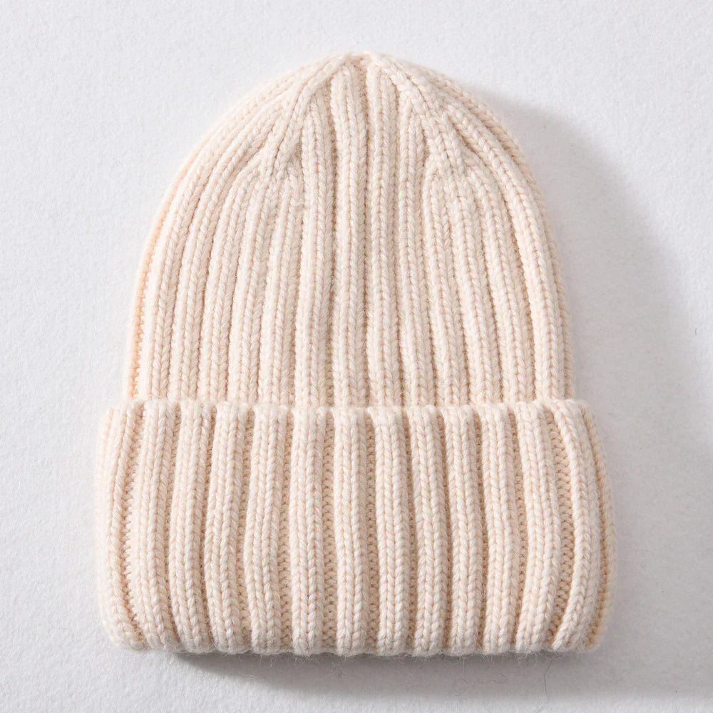 Gerippte Strickmütze Unisex | Stylisch warm durch Herbst & Winter