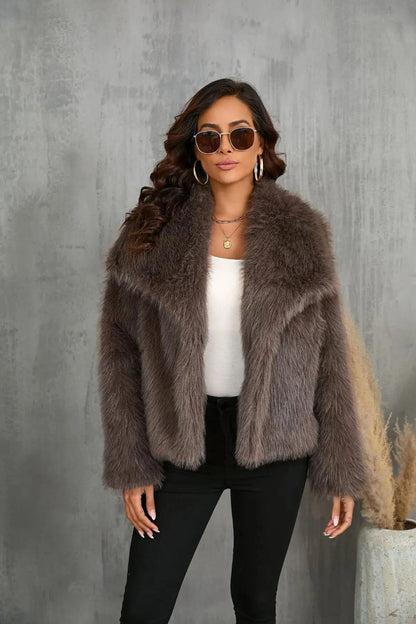 Oversize-Felljacke Damen | Kuscheliger Statement-Style für Alltag & City