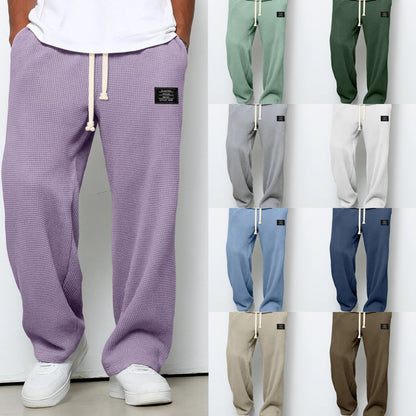 Herren Hose aus Waffelstrick mit Kordelzug – Lässig, Komfortabel & Vielseitig