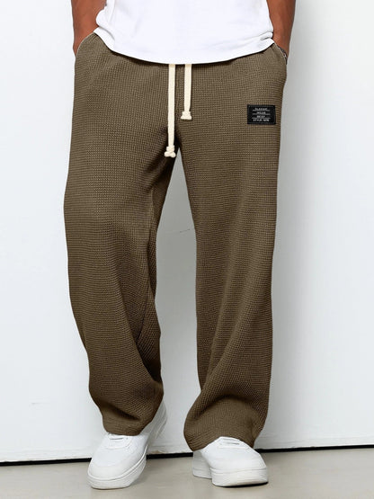 Herren Hose aus Waffelstrick mit Kordelzug – Lässig, Komfortabel & Vielseitig