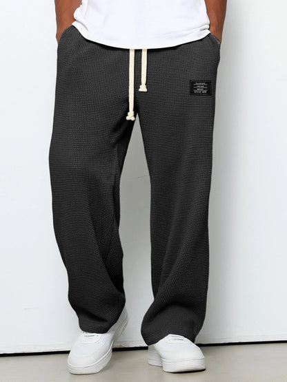 Herren Hose aus Waffelstrick mit Kordelzug – Lässig, Komfortabel & Vielseitig