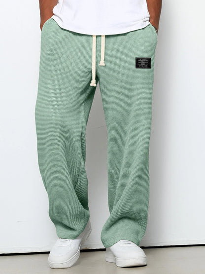 Herren Hose aus Waffelstrick mit Kordelzug – Lässig, Komfortabel & Vielseitig