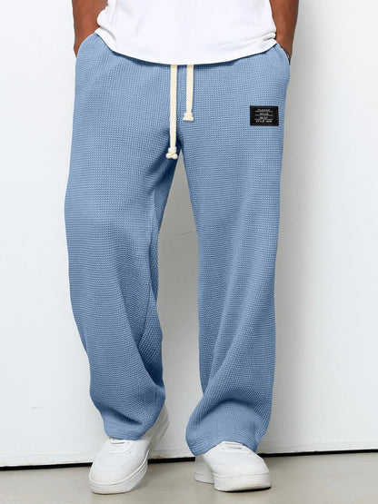 Herren Hose aus Waffelstrick mit Kordelzug – Lässig, Komfortabel & Vielseitig