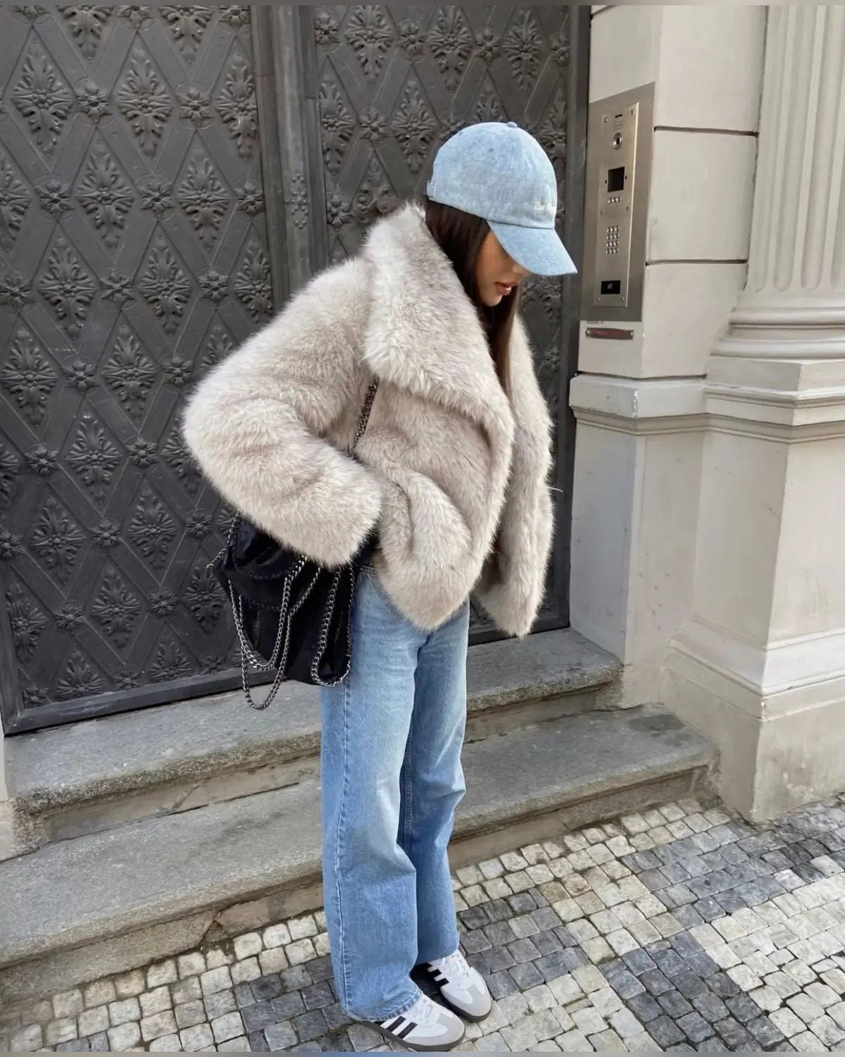 Oversize-Felljacke Damen | Kuscheliger Statement-Style für Alltag & City