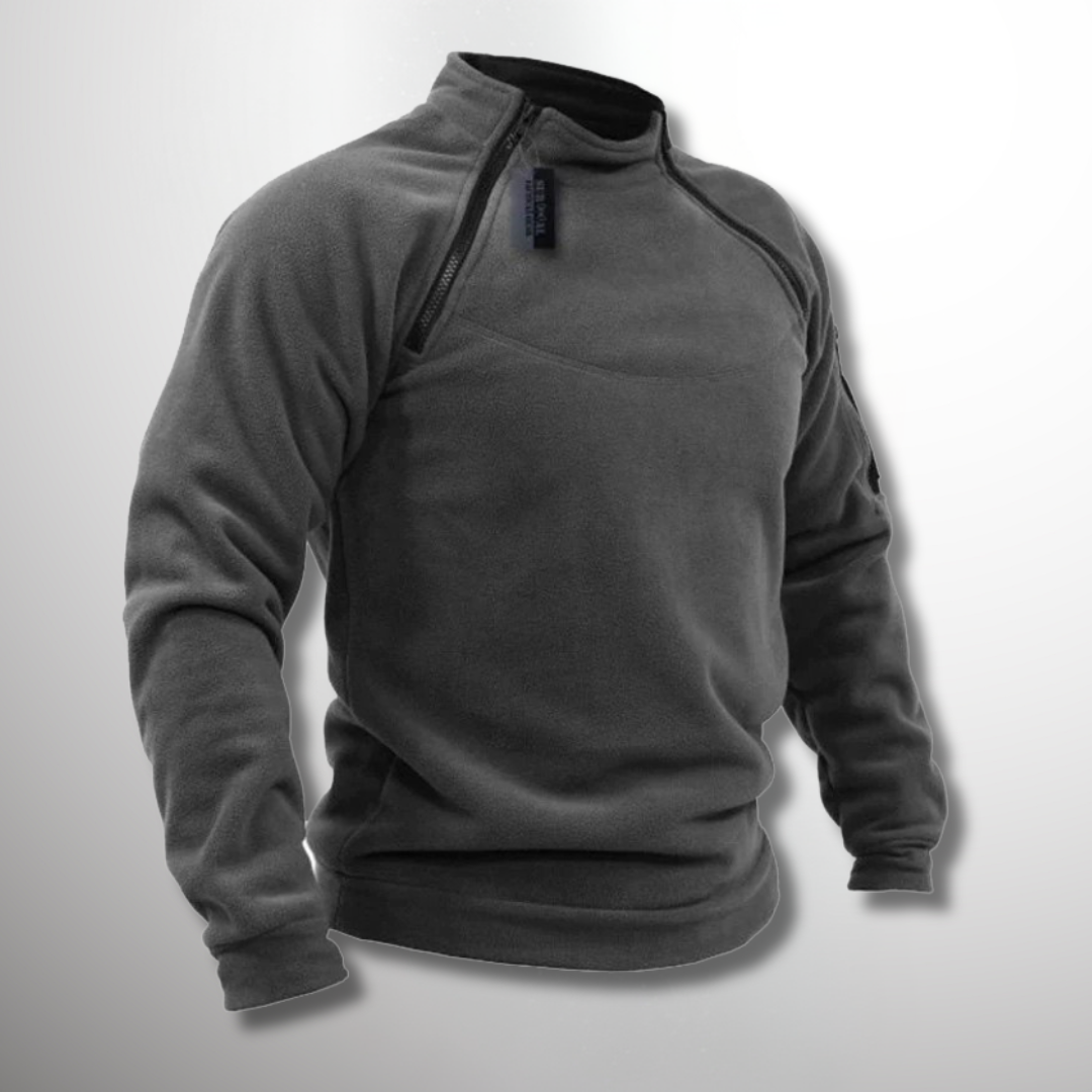 Herren Fleece Pullover – Winddicht, Warm & Funktional für Outdoor & Alltag