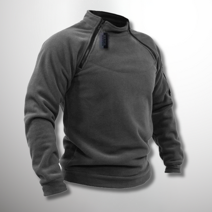 Herren Fleece Pullover – Winddicht, Warm & Funktional für Outdoor & Alltag