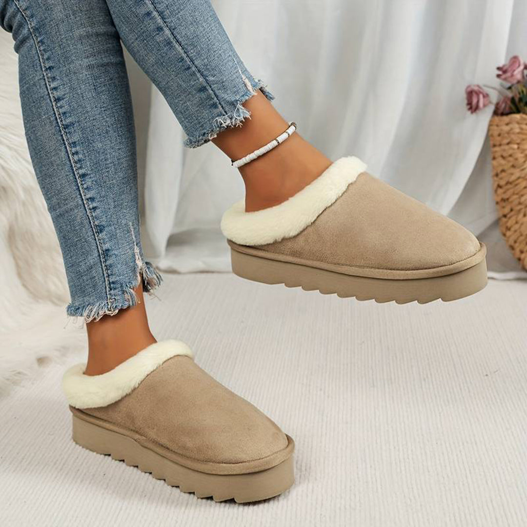 Bellamy | Damen Winter-Pantoffeln mit weichem Fleecefutter