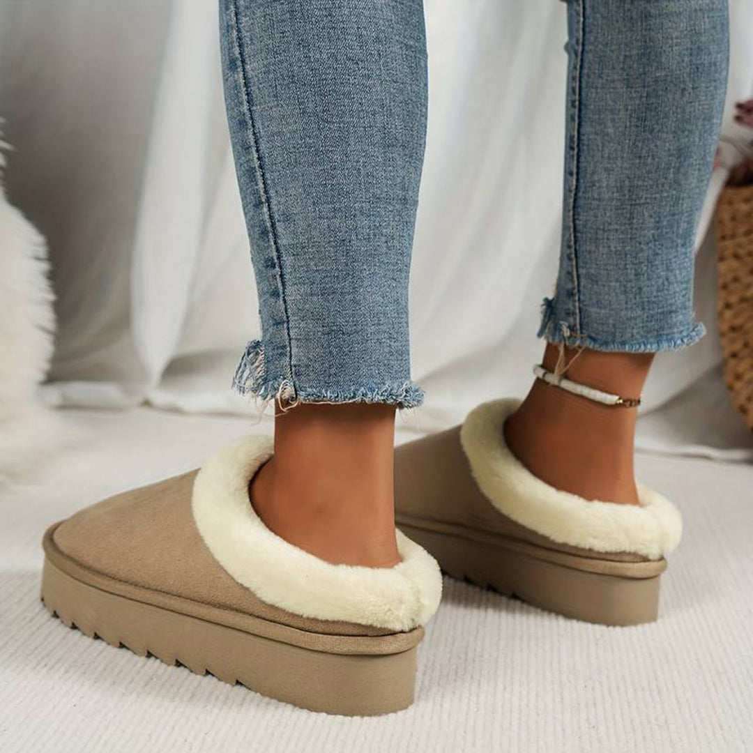Bellamy | Damen Winter-Pantoffeln mit weichem Fleecefutter