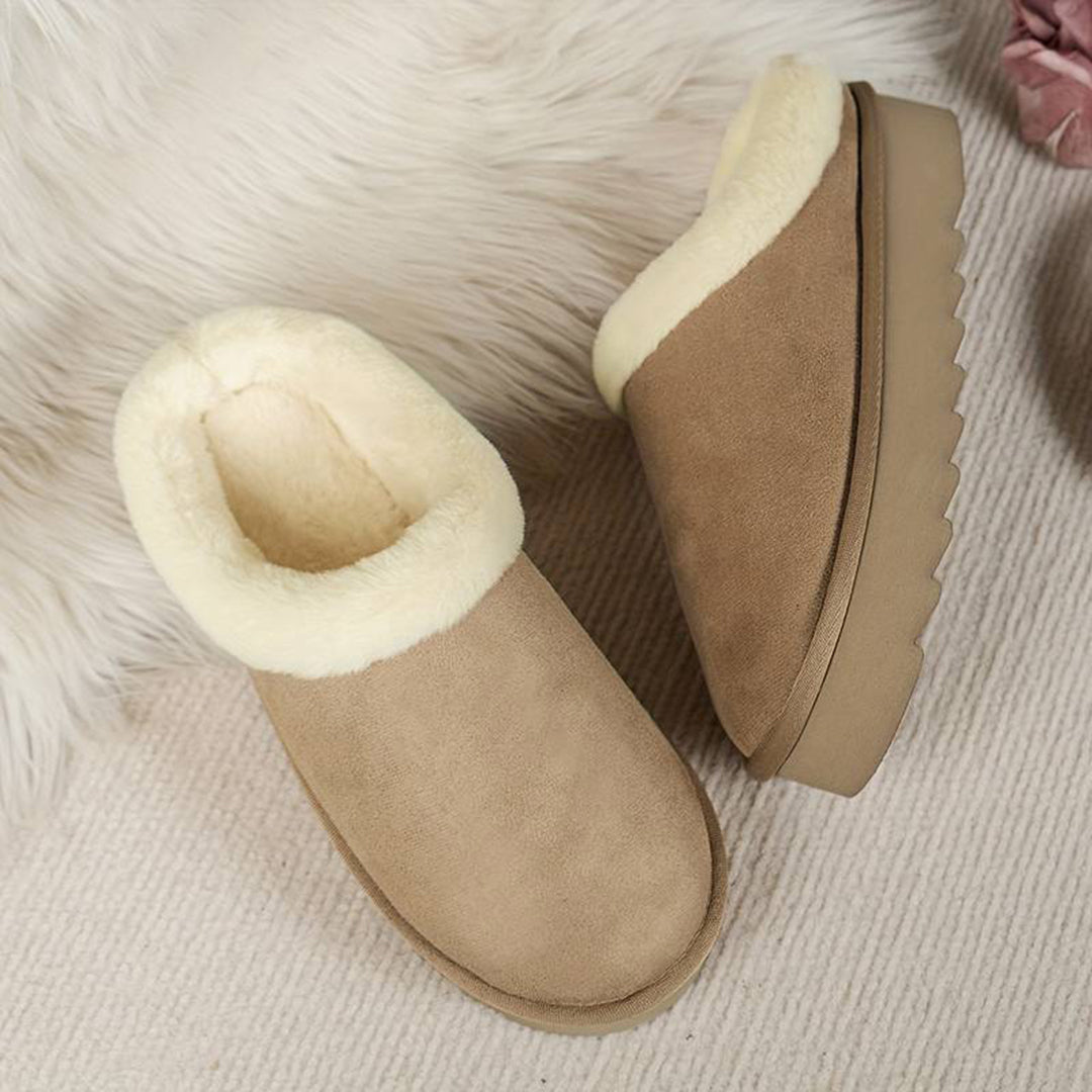 Bellamy | Damen Winter-Pantoffeln mit weichem Fleecefutter