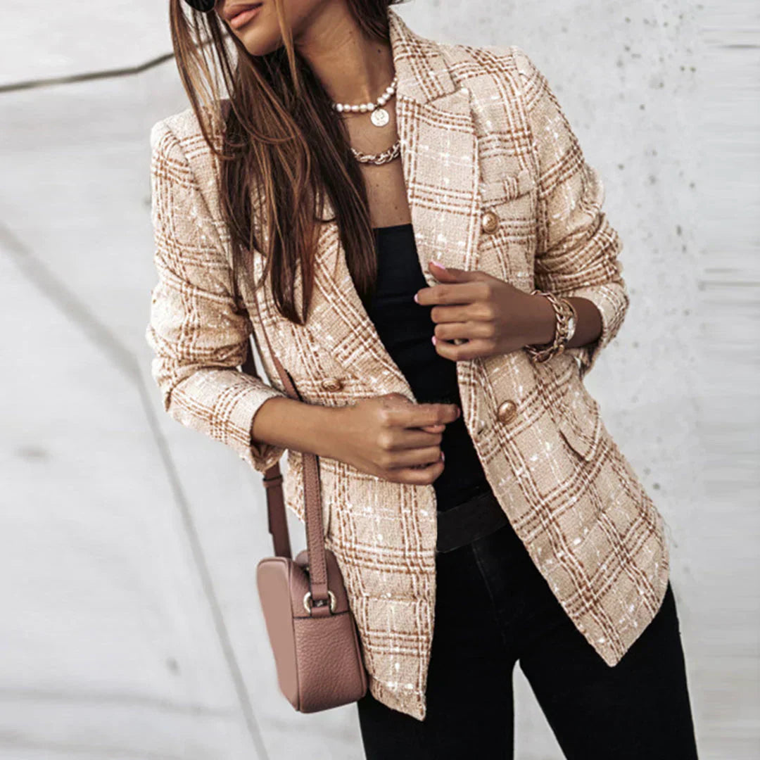 Strukturierter Blazer mit Knopfleiste – Elegant, Wärmend & Zeitlos