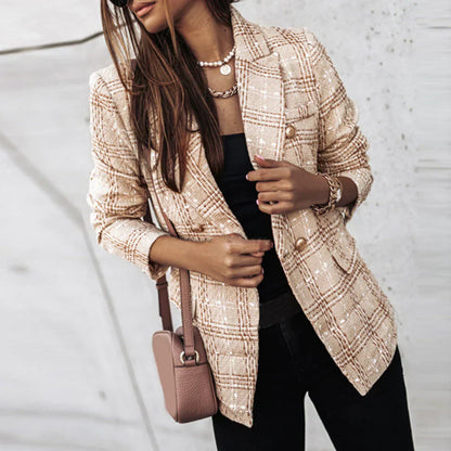 Strukturierter Blazer mit Knopfleiste – Elegant, Wärmend & Zeitlos