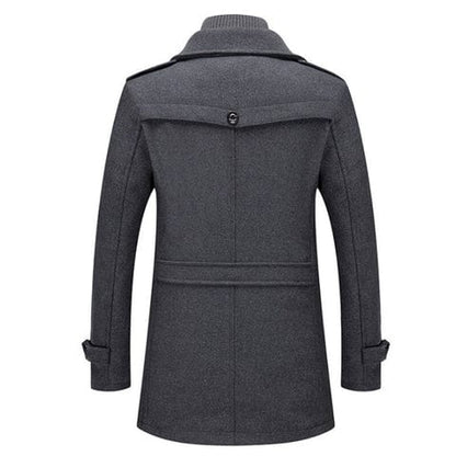Herren Wollmantel Winter | Klassischer Peaky-Blinders-Stil mit warmem Tragekomfort