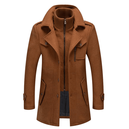 Herren Wollmantel Winter | Klassischer Peaky-Blinders-Stil mit warmem Tragekomfort