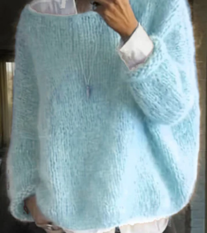 Silwenne | Damen Oversize Strickpullover – Weicher & Gemütlicher Winterpullover für Alltag & Freizeit