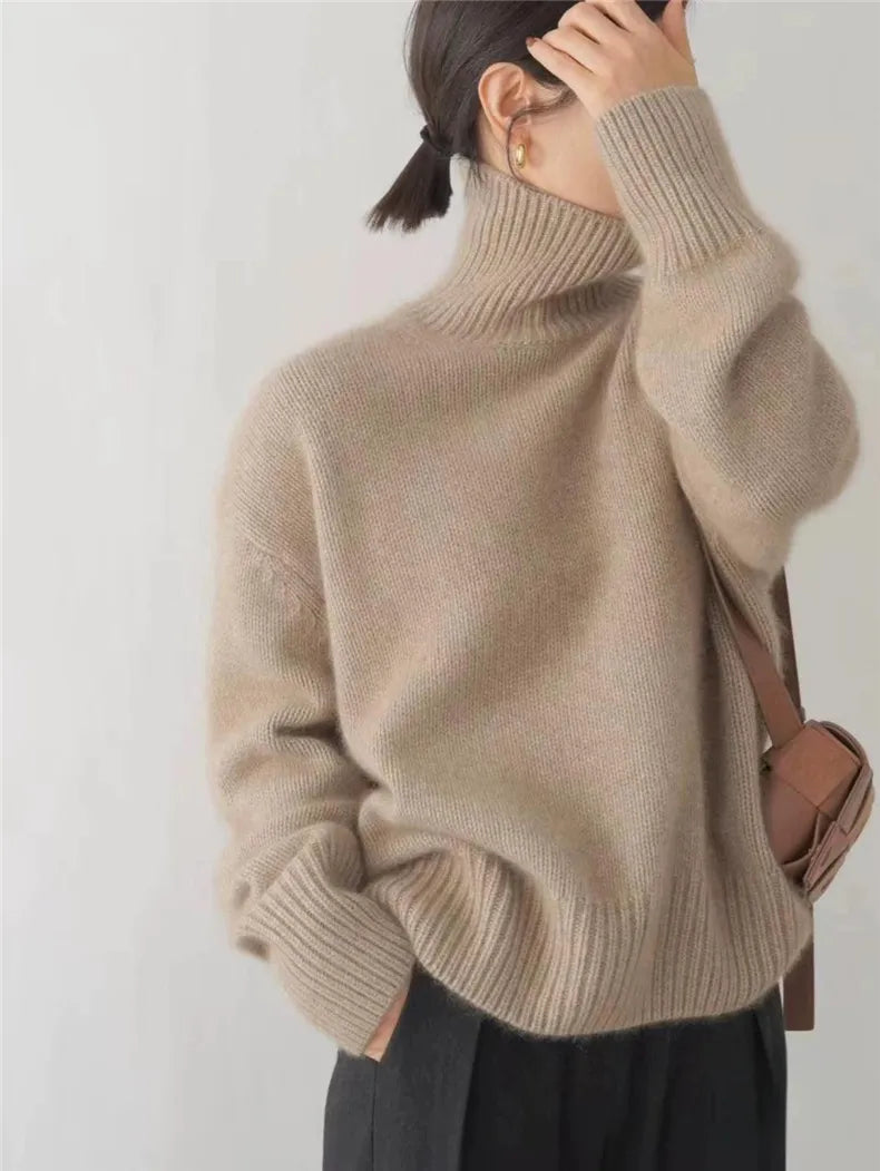 Oversized Rollkragenpullover Unisex | Kuscheliger Komfort & stilvoller Winter-Look