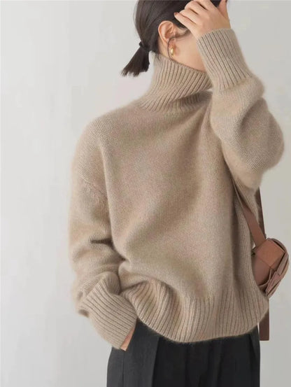 Oversized Rollkragenpullover Unisex | Kuscheliger Komfort & stilvoller Winter-Look