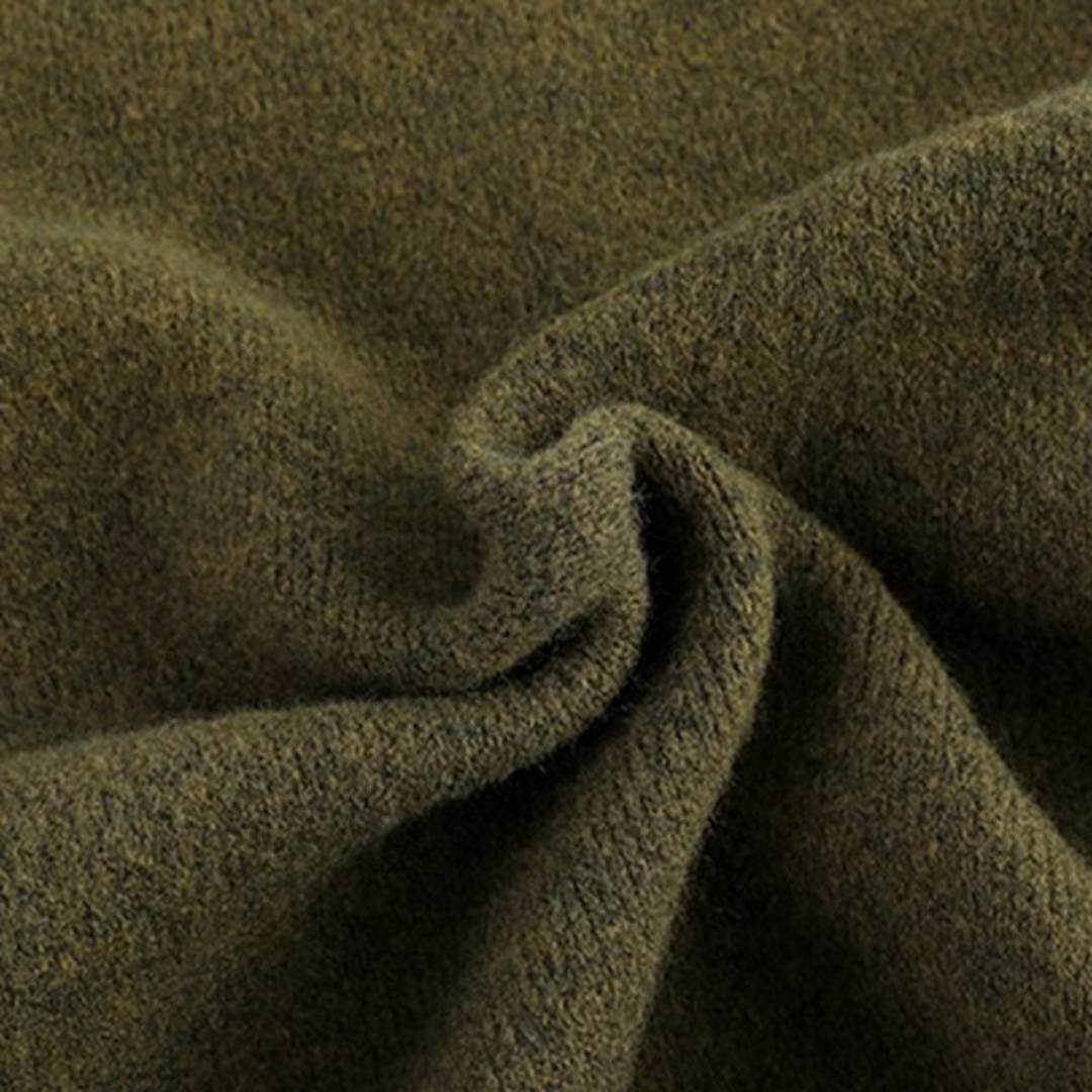 Björn | Herren Strick-Cardigan mit Knöpfen – Klassischer Cardigan mit Rundhalsausschnitt