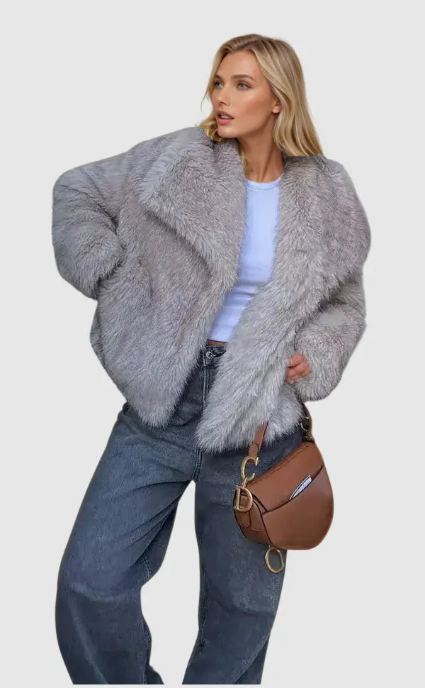Oversize-Felljacke Damen | Kuscheliger Statement-Style für Alltag & City