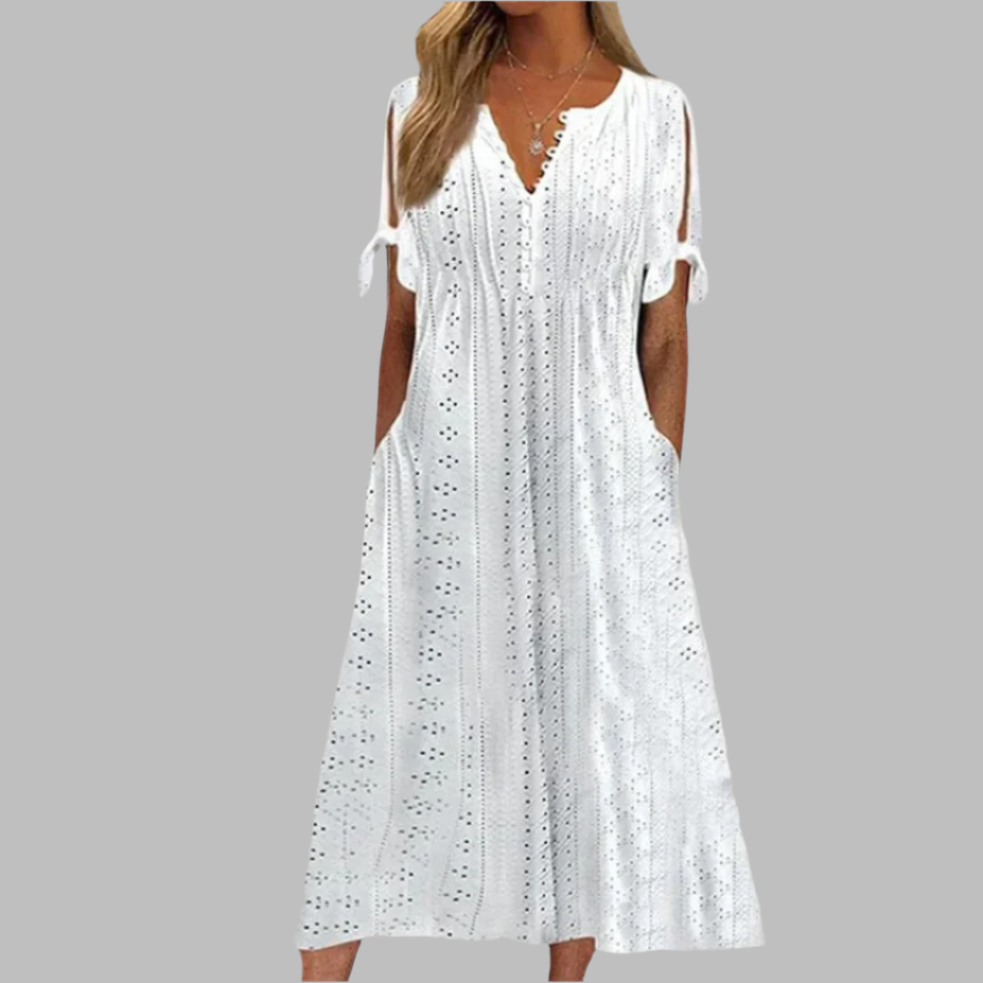 Boho Damen-Midikleid – Luftig, Feminin & Sommerlich