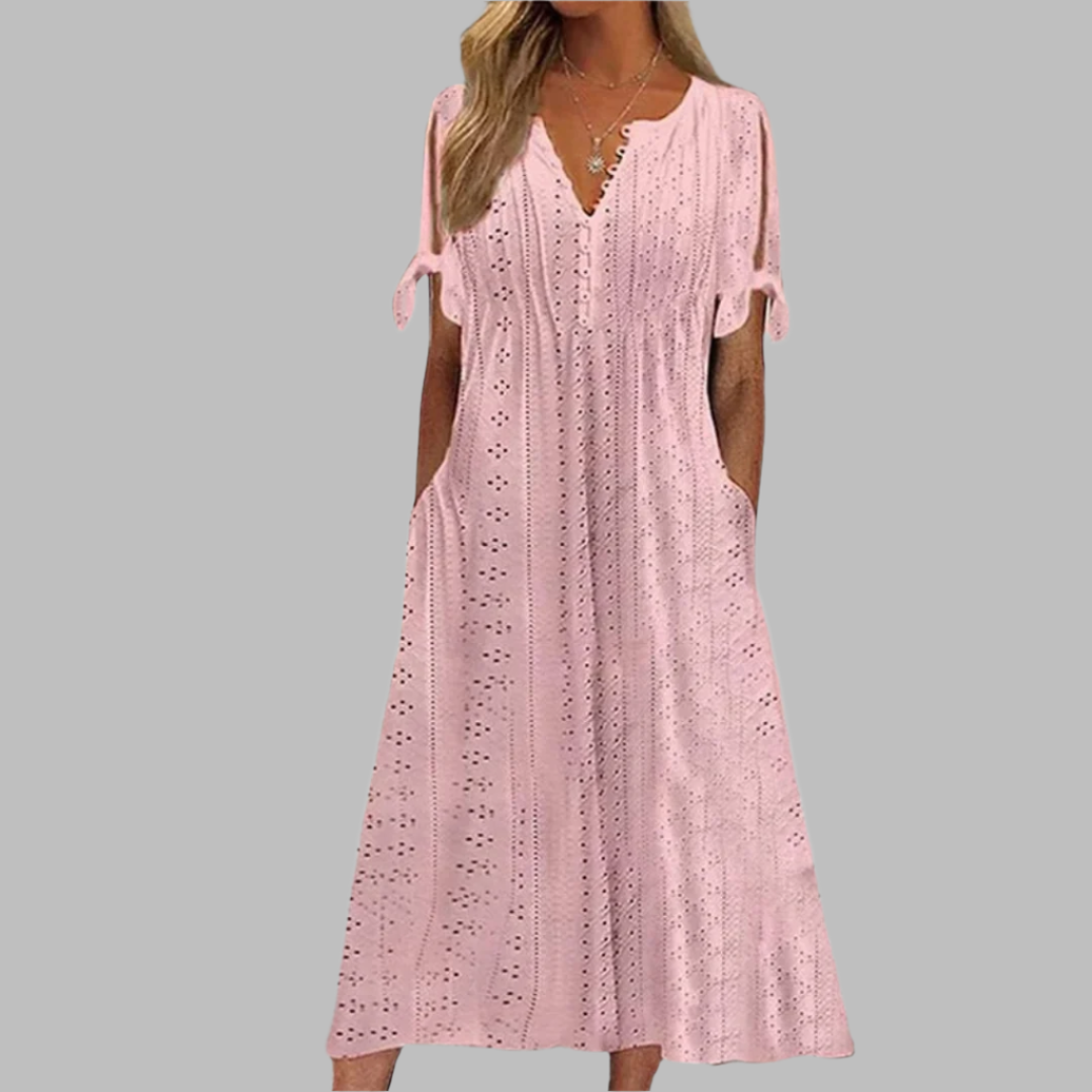 Boho Damen-Midikleid – Luftig, Feminin & Sommerlich