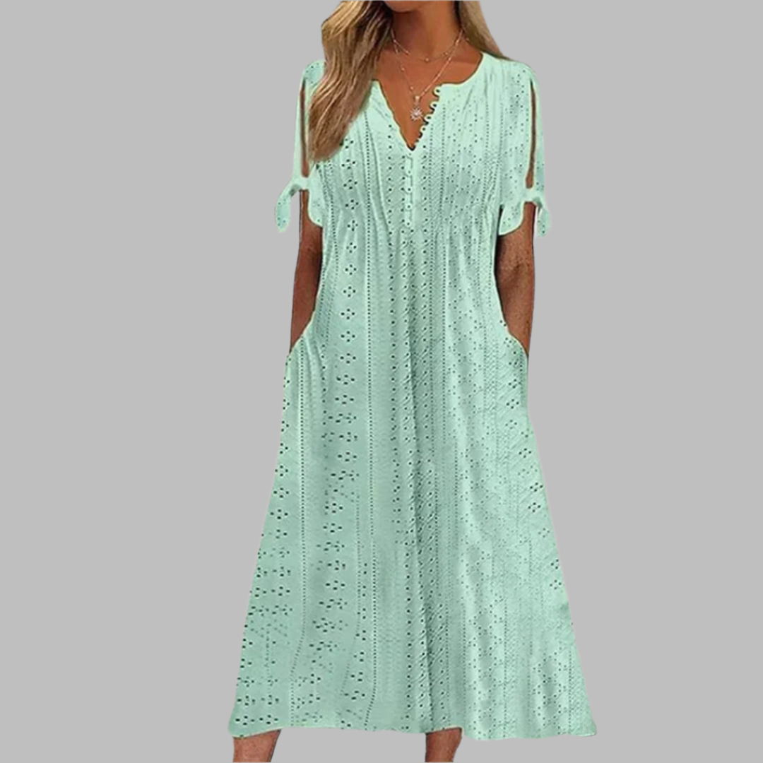 Boho Damen-Midikleid – Luftig, Feminin & Sommerlich