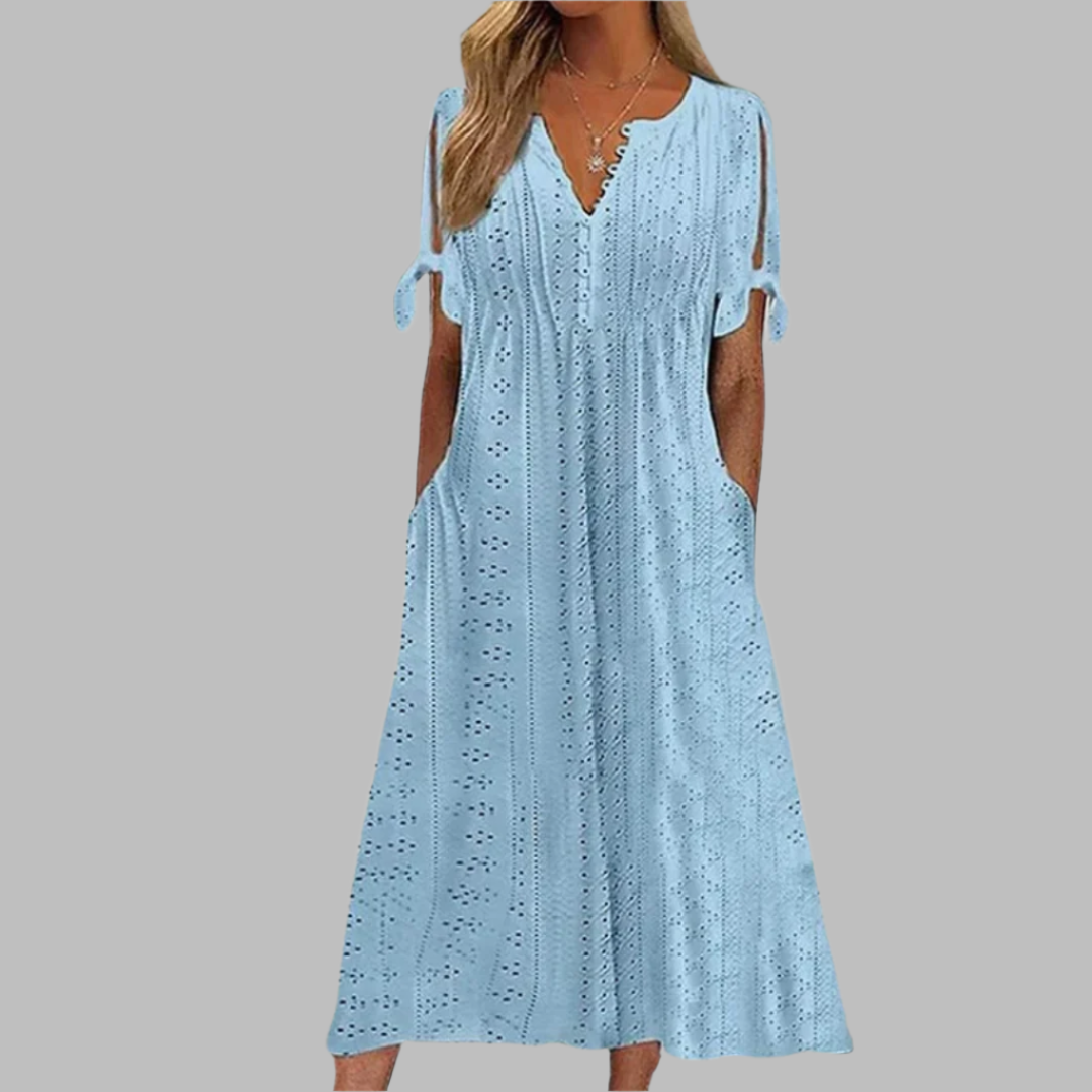 Boho Damen-Midikleid – Luftig, Feminin & Sommerlich