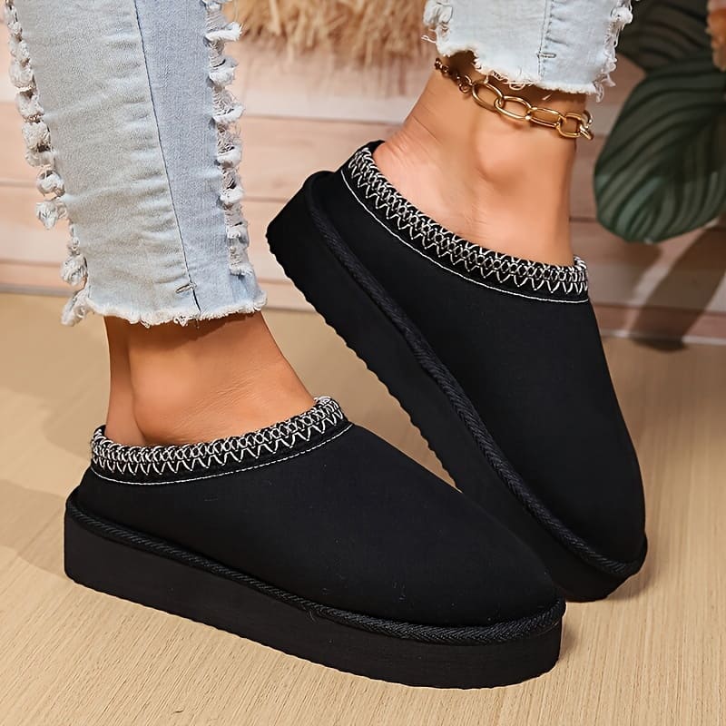 Zephyra – Damen Hausschuhe Mules, Bequeme Indoor Pantoffeln mit Atmungsaktivem Design & Rutschfester Sohle