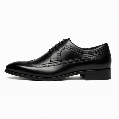 Eamon | Herren Brogue Oxford Schuhe – Klassisches Formelles Schnürdesign