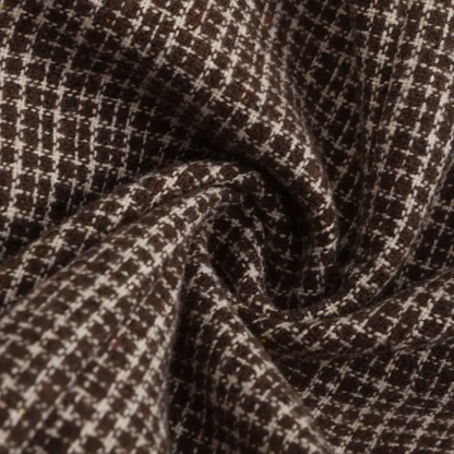 Emmett | Herren Slim Fit Doppelreiher Blazer – Kariertes Sakko