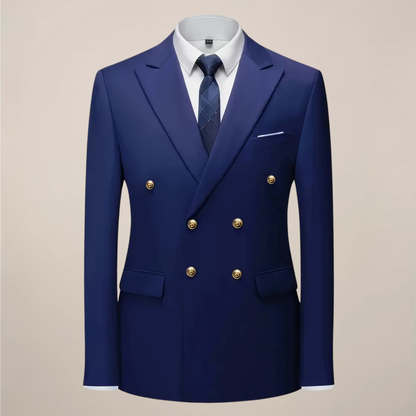 Conrad | Herren Doppelreiher Anzug | Maßgeschneidertes Zweiteiler-Set für Hochzeit & Formal