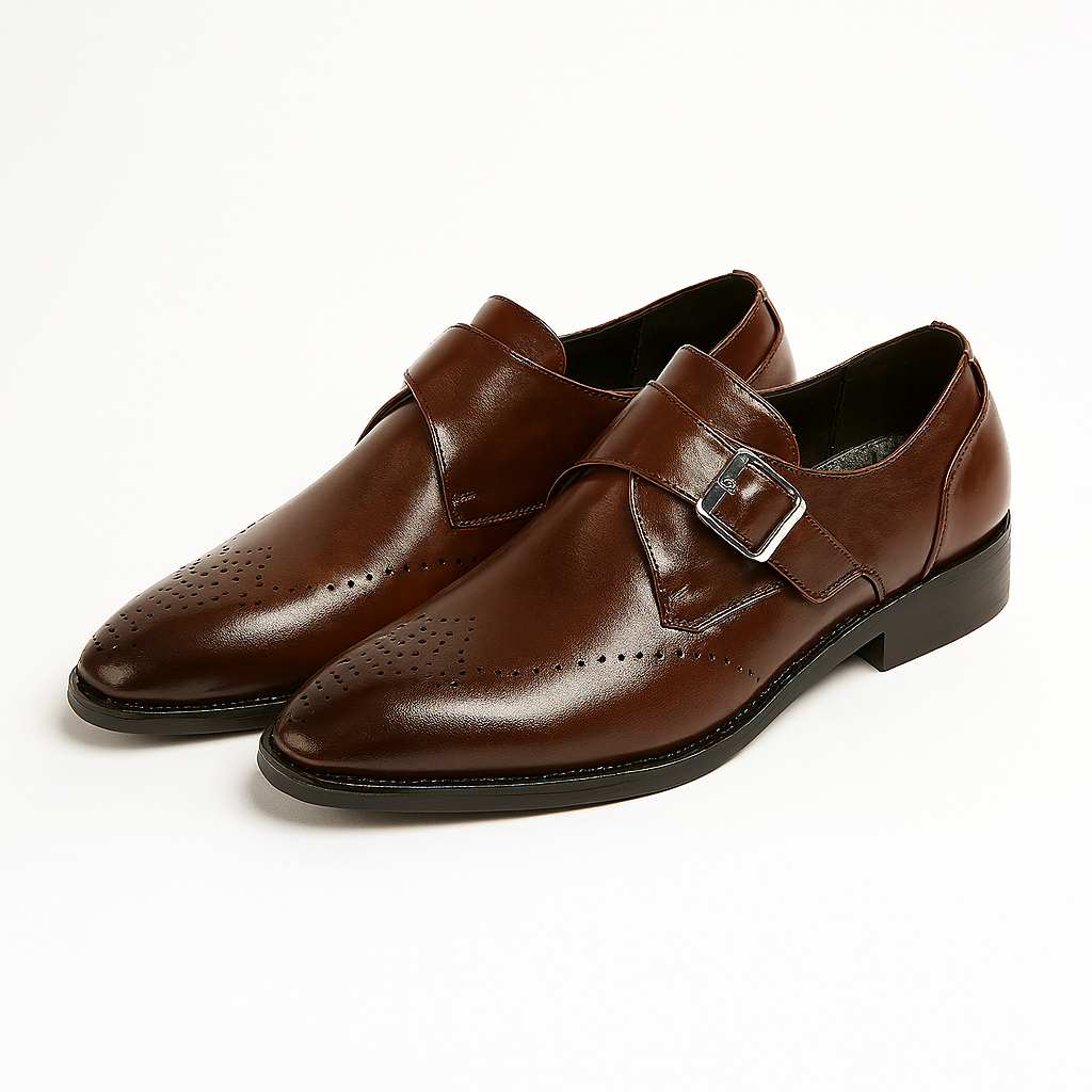 Eddie | Herren Monk Strap Schuhe – Klassisches Schnallen-Design für formelle Anlässe