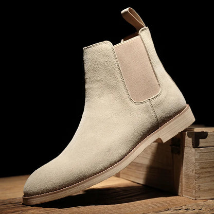 Donald | Herren Retro Chelsea Boots – Mittelhoher Knöchelschaft & Klassisches Design