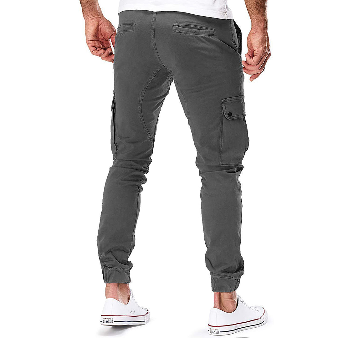 Tolliver | Herren Slim Fit Cargo-Hose mit Multi-Taschen & Casual Jogger Style