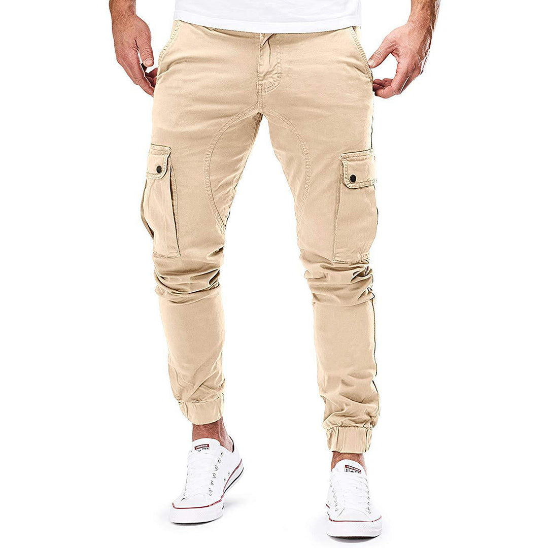 Tolliver | Herren Slim Fit Cargo-Hose mit Multi-Taschen & Casual Jogger Style