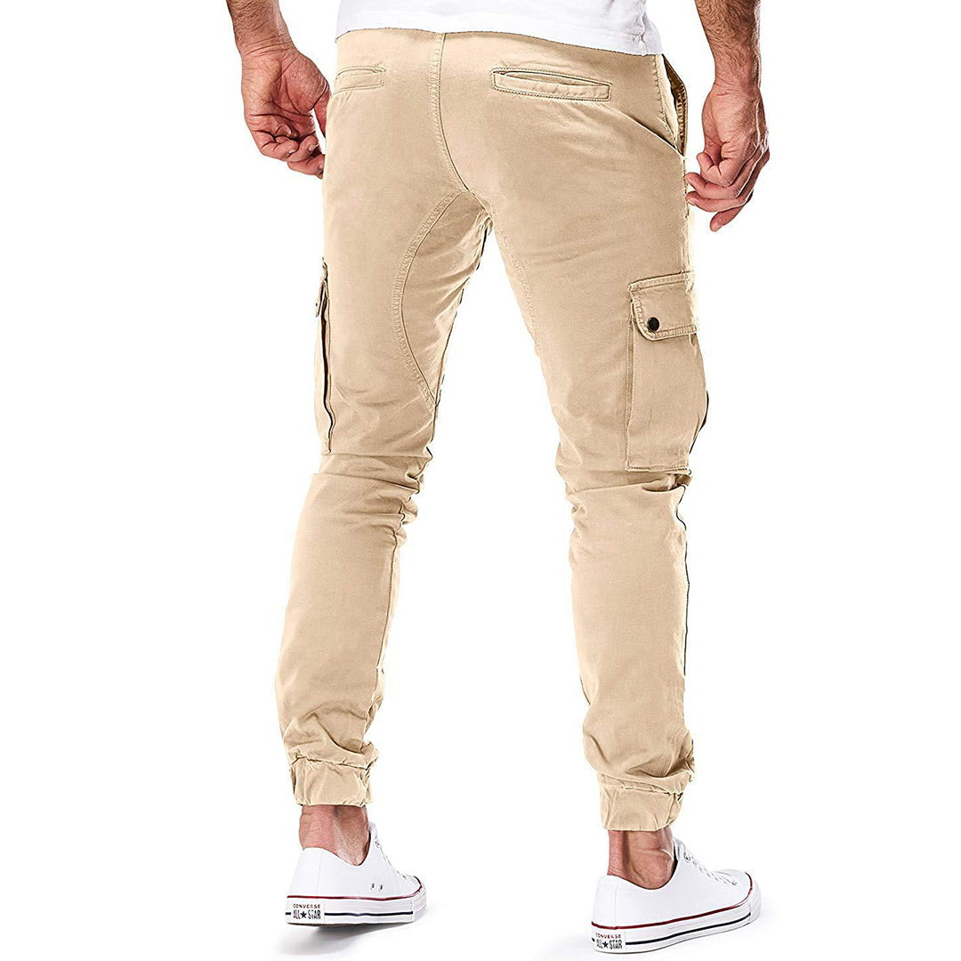Tolliver | Herren Slim Fit Cargo-Hose mit Multi-Taschen & Casual Jogger Style