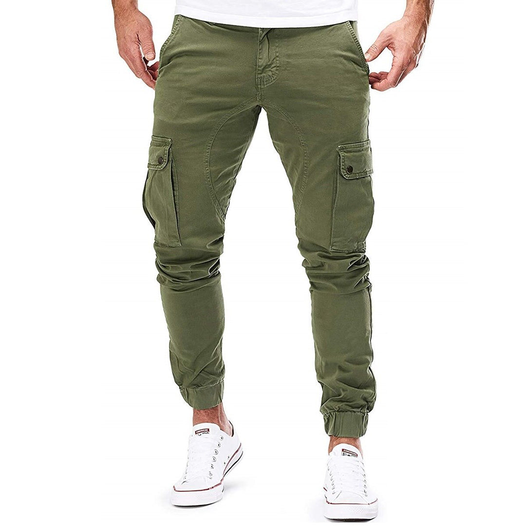 Tolliver | Herren Slim Fit Cargo-Hose mit Multi-Taschen & Casual Jogger Style