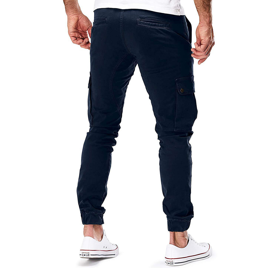 Tolliver | Herren Slim Fit Cargo-Hose mit Multi-Taschen & Casual Jogger Style
