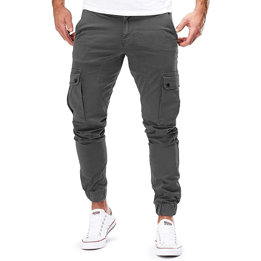 Tolliver | Herren Slim Fit Cargo-Hose mit Multi-Taschen & Casual Jogger Style