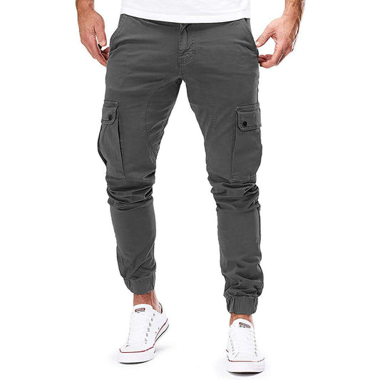 Tolliver | Herren Slim Fit Cargo-Hose mit Multi-Taschen & Casual Jogger Style