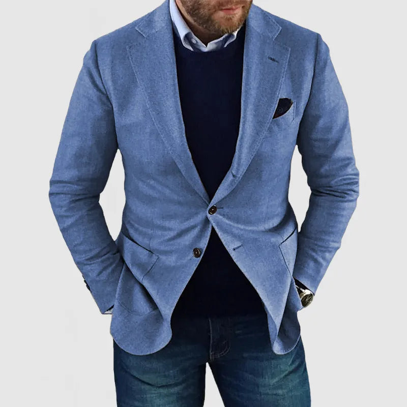 Dean | Herren Tailored Casual Blazer – Smartes Zwei-Knopf Sakko für Business & Freizeit