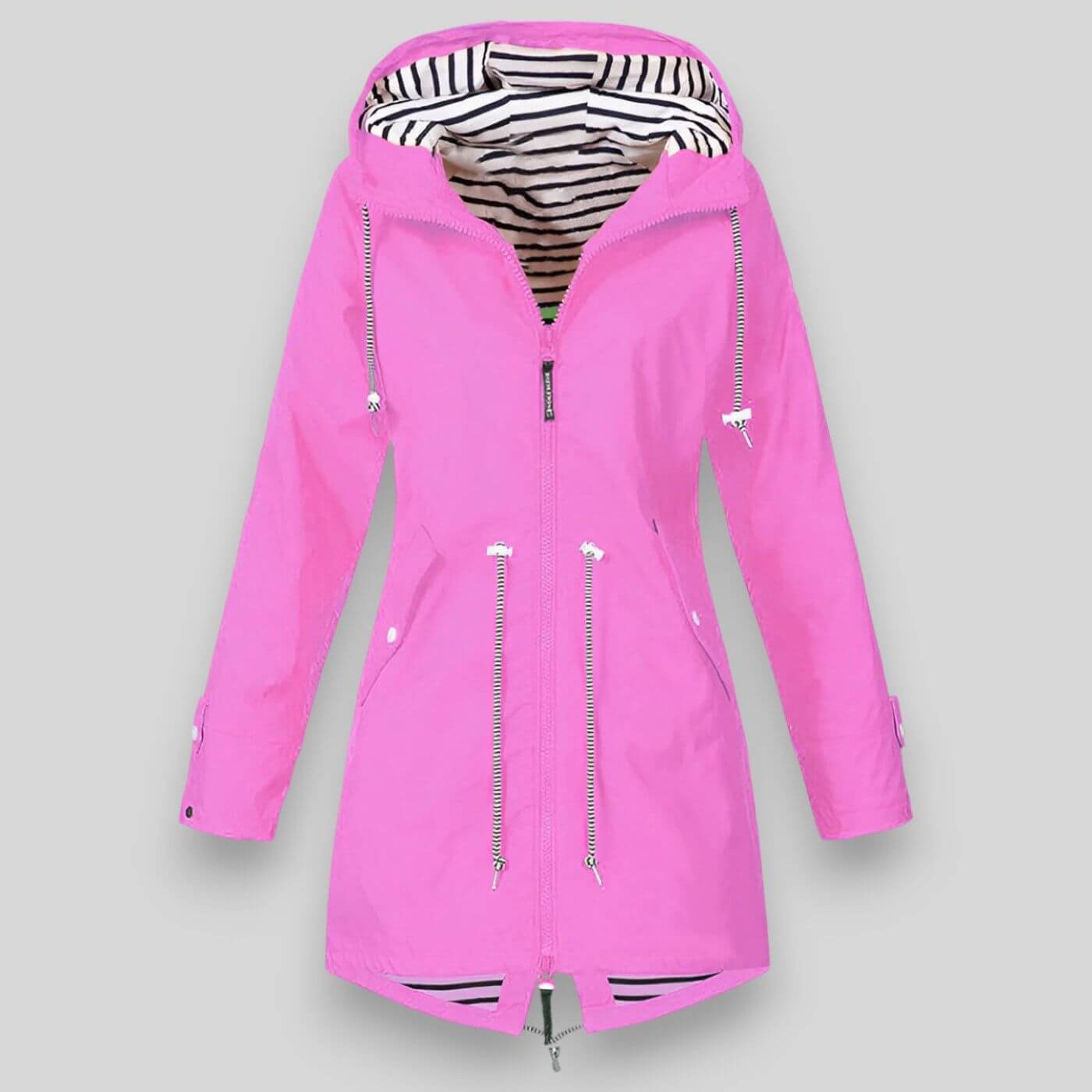 Leichte Damenregenjacke mit Kapuze | Schutz & Stil für Regentage